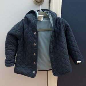 First Impressions Quilted Jacket - Dark Blue